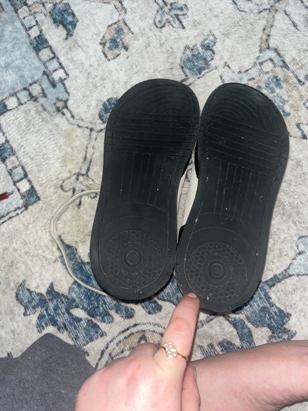 Steve Madden Black and White Women's Sneakers - Picture 4 of 4